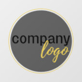 自社ブランド会社ロゴの作成 ウィンドウサイン (シート)