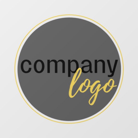 自社ブランド会社ロゴの作成 ウィンドウサイン (シート)