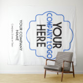 自社ロゴカスタム企業パーティーイベント タペストリー (インサイチュ(横))