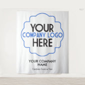 自社ロゴカスタム企業パーティーイベント タペストリー (正面)