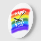 自祝身 ラージ壁時計 (傾斜)