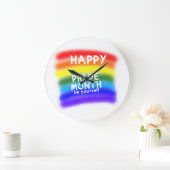 自祝身 ラージ壁時計 (ホーム)