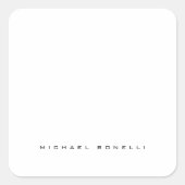 自称モダンプロフェッショナルミニマリスト スクエアシール (正面)