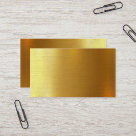 自空白の分の金ゴールド名刺の作成 名刺