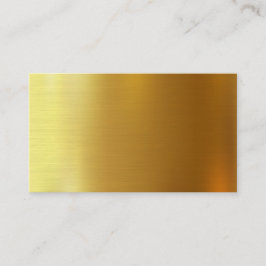 自空白の分の金ゴールド名刺の作成 名刺