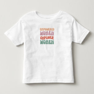 自立した女性のためのTシャツ トドラーTシャツ