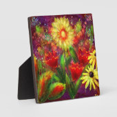 自立芸術プリント-抽象芸術フローラプラーク フォトプラーク (正面)