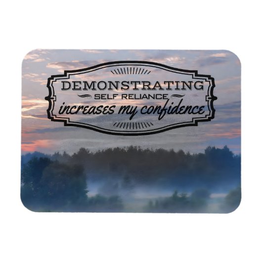 「自立」モチベーション柔軟性を確認 マグネット (横)