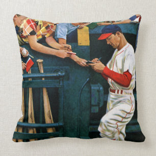 自筆の会議 クッション