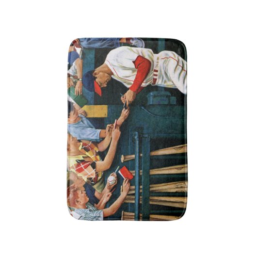 自筆の会議 バスマット (正面縦)