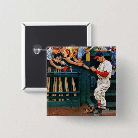 自筆の会議 缶バッジ (正面&裏面)