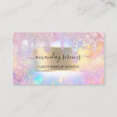 自筆ショップドリップメイクアップアーティストQRコード 名刺 (正面)