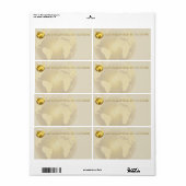 自筆作家金ゴールドワールド ラベル (フルシート)