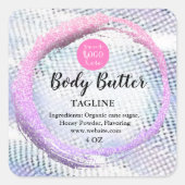 自筆型体バター スクエアシール (正面)