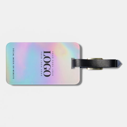 自筆証券会社ロゴ業務カスタム ラゲッジタグ (裏面横)