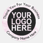 自筆証書カスタムロゴ名くもの巣ありがとう ラウンドシール (正面)