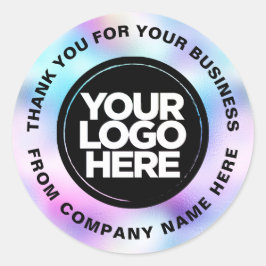 自筆証書カスタムロゴ名くもの巣ありがとう ラウンドシール