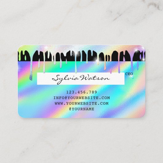 自筆証書クレジッモダントカードスタイル 名刺 (裏面)