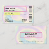 自筆証書トレンディーピルボトルラッシュパッケージラベル 名刺 (正面/裏面)