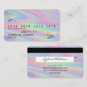 自筆証書モダンカードスタイル 名刺 (正面/裏面)