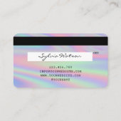 自筆証書モダンカードスタイル 名刺 (裏面)