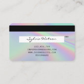 自筆証書モダンカードスタイル 名刺 (裏面)