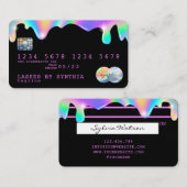 自筆証書ユニコーンクレジットカードドライバ 名刺 (正面/裏面)