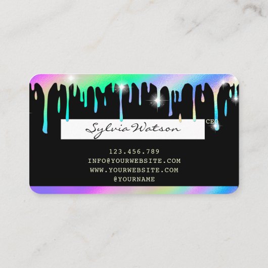 自筆証書作成モダンカード 名刺 (裏面)