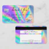 自筆証書感謝クレジッモダントカードスタイル 名刺 (正面/裏面)