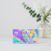 自筆証書感謝クレジッモダントカードスタイル 名刺 (スタンド正面)