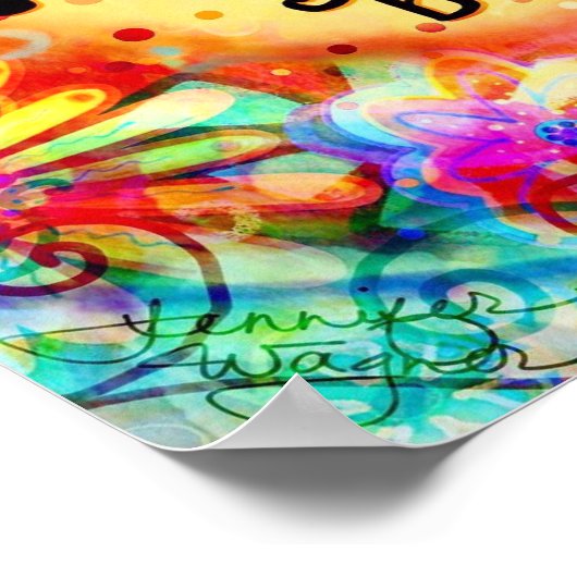 自素晴らし分の業務による平和 ポスター (角)