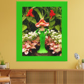 自給自足の庭園 –  キャンバスプリント (インサイチュ (リビング))