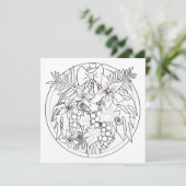 自絵を描写真は熱帯のパターンである 招待状 (スタンド正面)