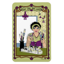 自絵を描分のCanvas_A_4x6冷蔵庫