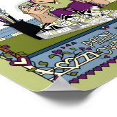 自絵を描分のCanvas_A_8x10ポスター ポスター (角)