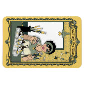 自絵を描分のCanvas_C_4x6冷蔵庫 マグネット (横)