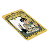 自絵を描分のCanvas_C_4x6冷蔵庫 マグネット (右側)