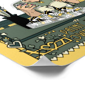 自絵を描分のCanvas_C_8x10ポスター ポスター (角)