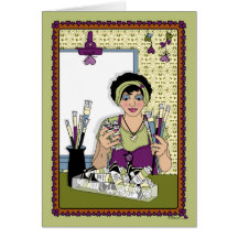 自絵を描身のCanvas_A_Greetingカード