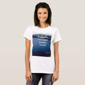自自信やる気を起こさせる引用 Tシャツ (正面フル)