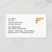 自衛の名刺 名刺 (裏面)