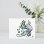 自衛自由はがき ポストカード (スタンド正面)