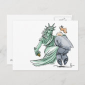 自衛自由はがき ポストカード (正面/裏面)