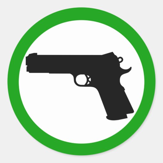 自衛隊区域のシール ラウンドシール (正面)