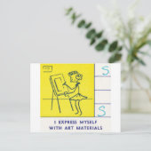 自表現身 ポストカード (スタンド正面)