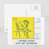 自表現身 ポストカード (正面/裏面)