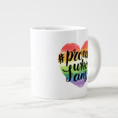 自誇りを持った分 ジャンボコーヒーマグカップ (正面右)