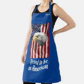 自警団イーグル、アメリカ国旗、愛国心 エプロン (インサイチュ)