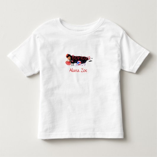 自豪なボリクア人よ！子供用Tシャツ トドラーTシャツ (正面)
