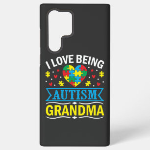 自豪的自閉症奶奶豐富的認識之愛 SAMSUNG GALAXY S22 ULTRAケース
